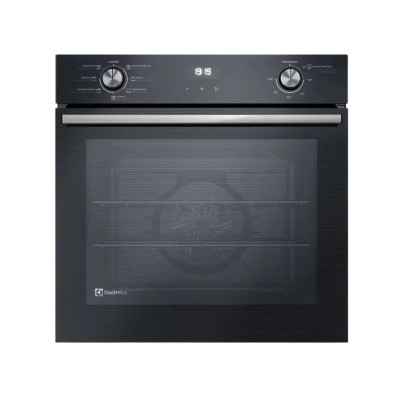 Forno Elétrico de Embutir Electrolux de Convecção - com Dourador 80L Preto OE8EH