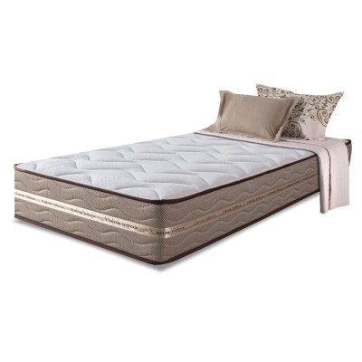 Colchão Solteiro de Molas Ensacadas 88x188x22 Cama Smart Gold Bege Colchão Solteiro de Molas Ensacadas 88x188x22 Cama Smart Gold Bege