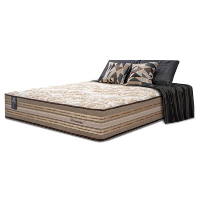 Colchão Queen Molas Ensacadas Pillow In 158x198x31 Cama Duo Linem Bege Colchão Queen Molas Ensacadas Pillow In 158x198x31 Cama Duo Linem Bege